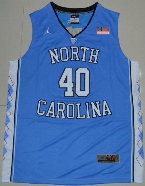 Maillot De Basket NCAA 2016 North Carolina Tar Heels Harrison Barnes 40 College Basketball Carolina Bleu